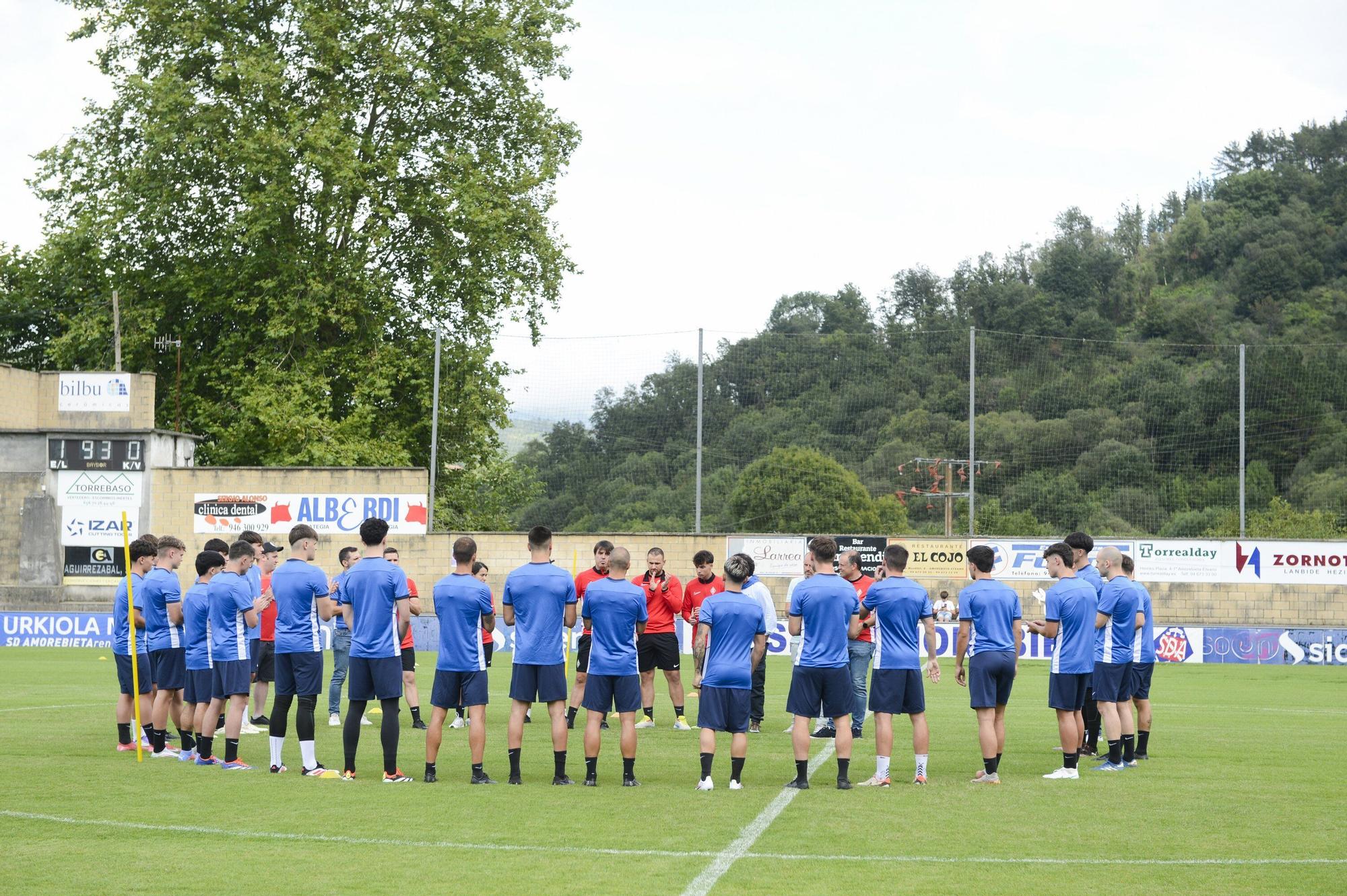 En imágenes: primer entrenamiento Amorebieta