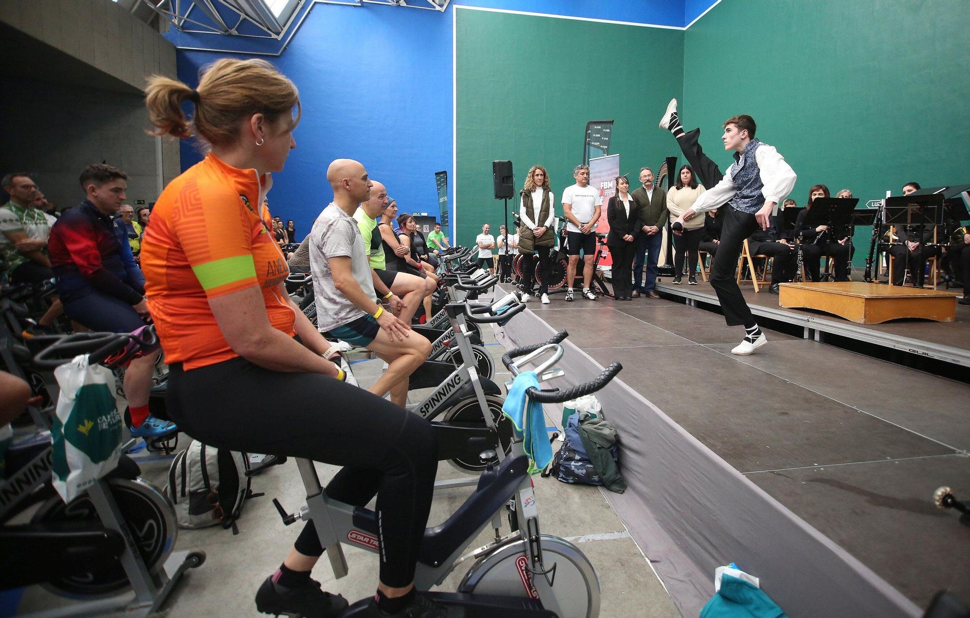 Spinning Band Solidario en Ororbia: música y deporte en directo por una buena causa