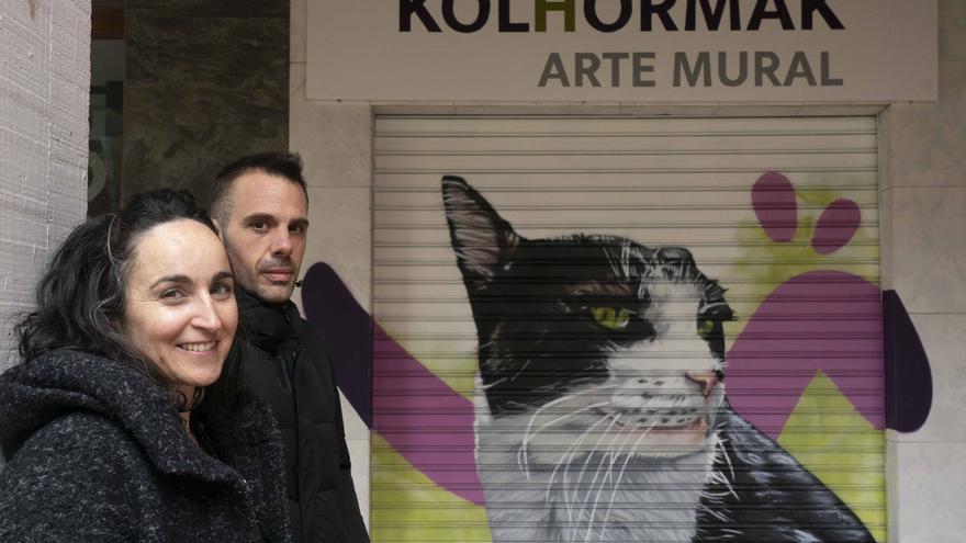 Los murales que pintan la historia de Vitoria