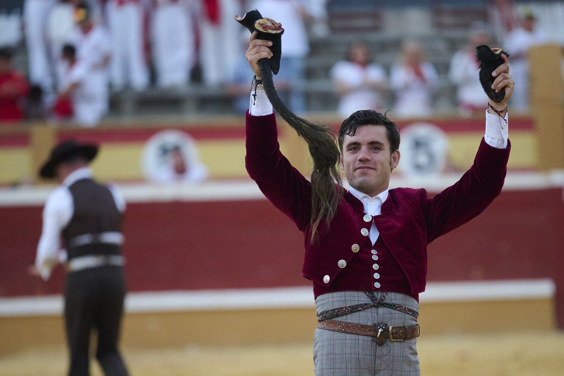 Fotos de la corrida de rejones de este domingo en fiestas de Tudela