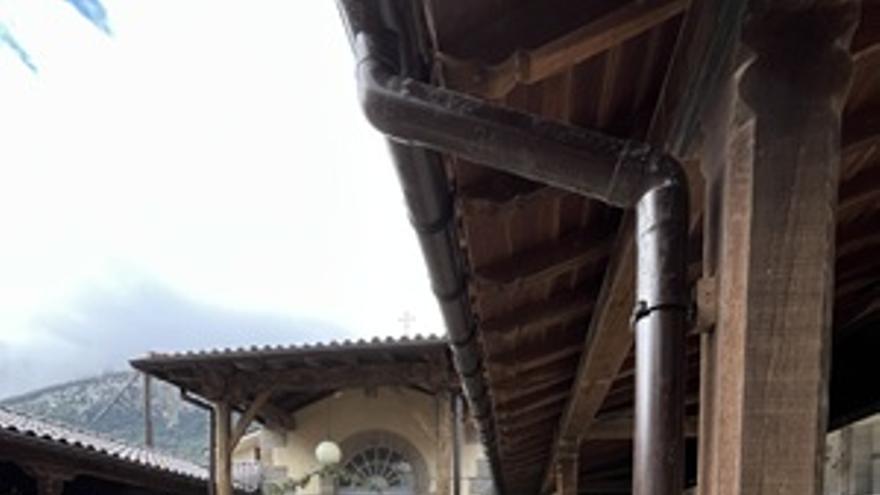 Obras de mejora en el cementerio de Mañaria