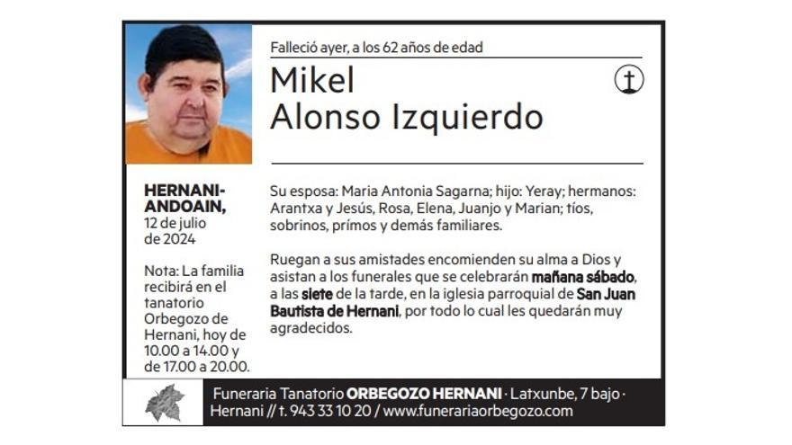 MIKEL ALONSO IZQUIERDO