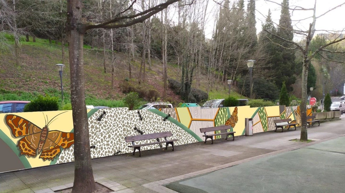 Así quedará el parque Campa Ibaizabal de La Peña tras las obras