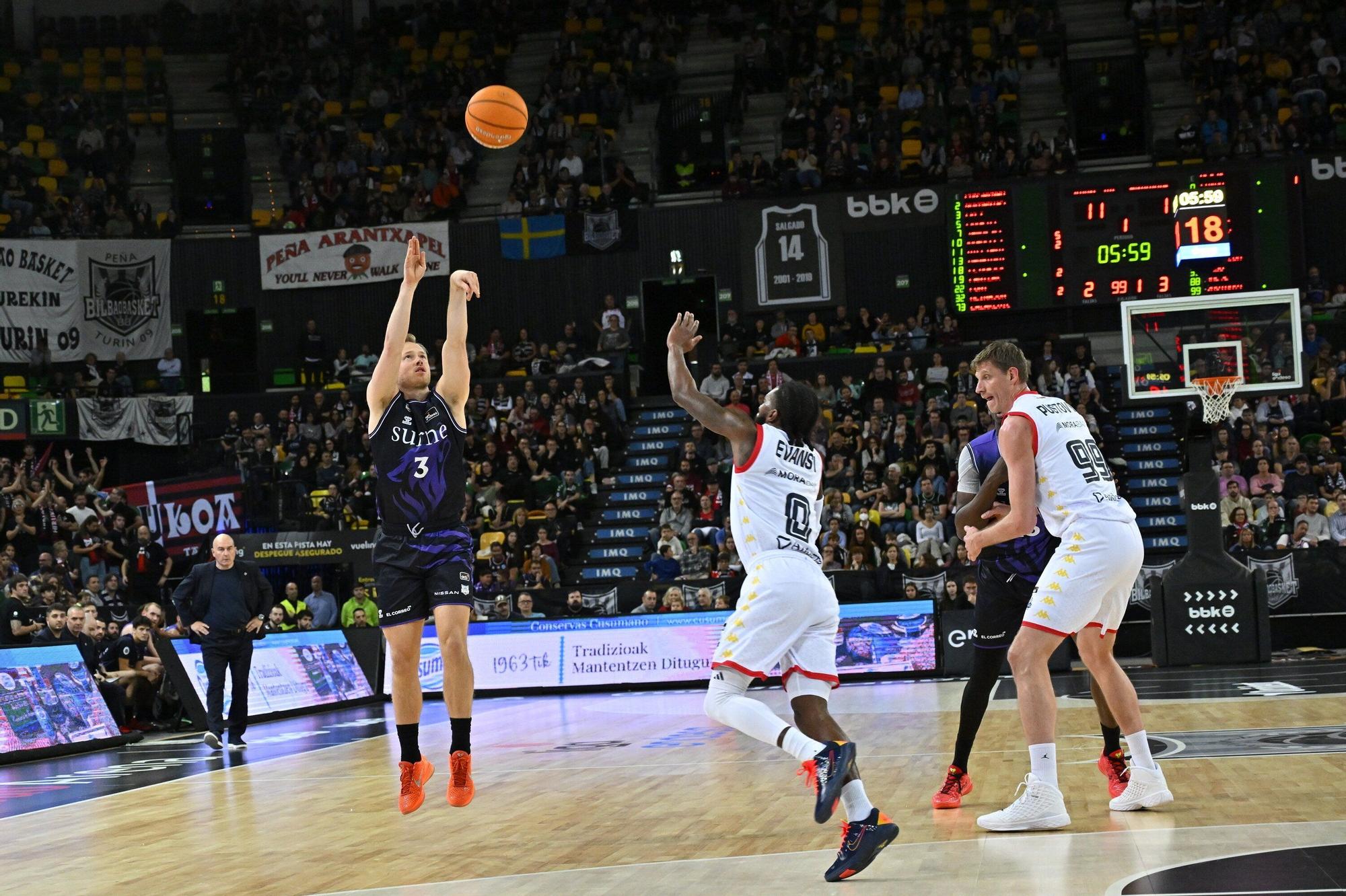 El Surne Bilbao Basket-Morabanc Andorra, en imágenes