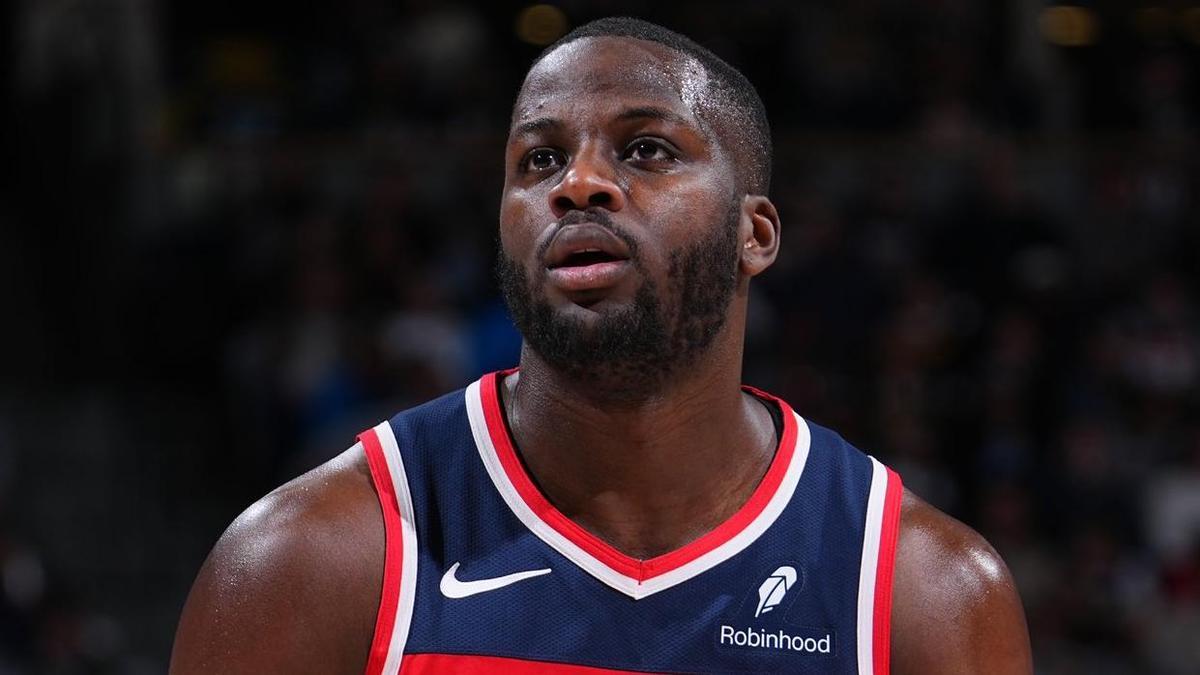 Omoruyi, durante un partido en la NBA