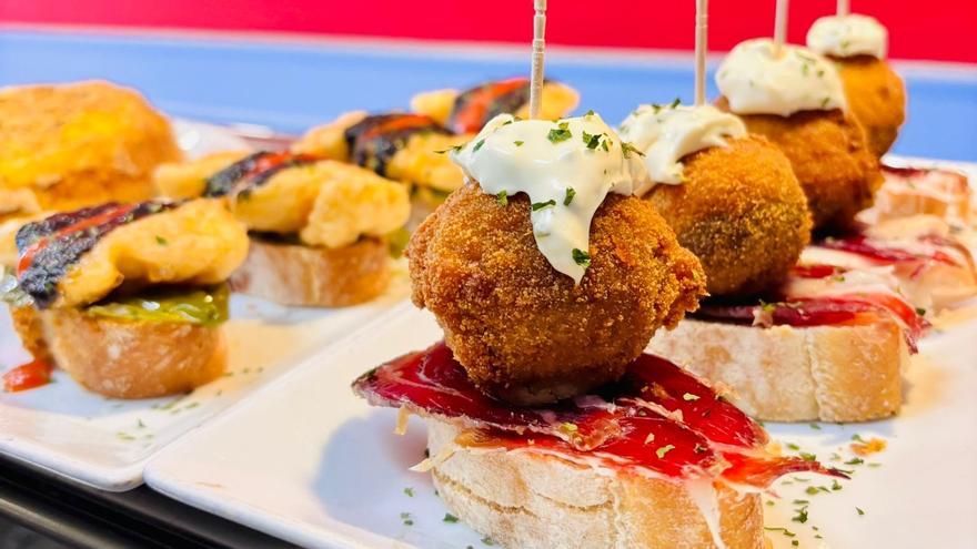 Recetas de cocina en formato pintxo en el Alesandra en Bilbao
