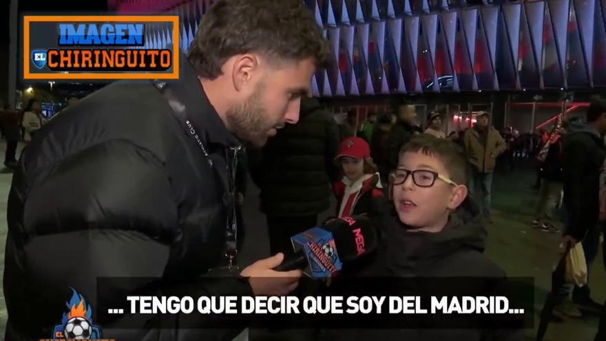 Un niño athleticzale &#039;obligado&#039; a hacerse del Madrid para entrar en San Mamés