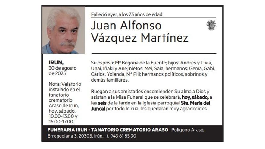 Juan Alfonso Vázquez Martínez
