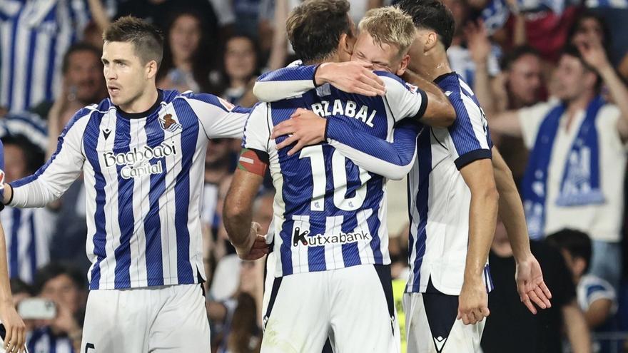 [Fotos] Partido loco en Anoeta de la Real Sociedad y el Espanyol