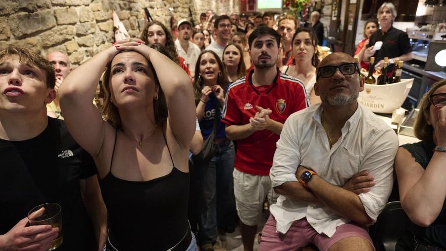 Los bares de Pamplona acogen al Osasunismo en la última jornada