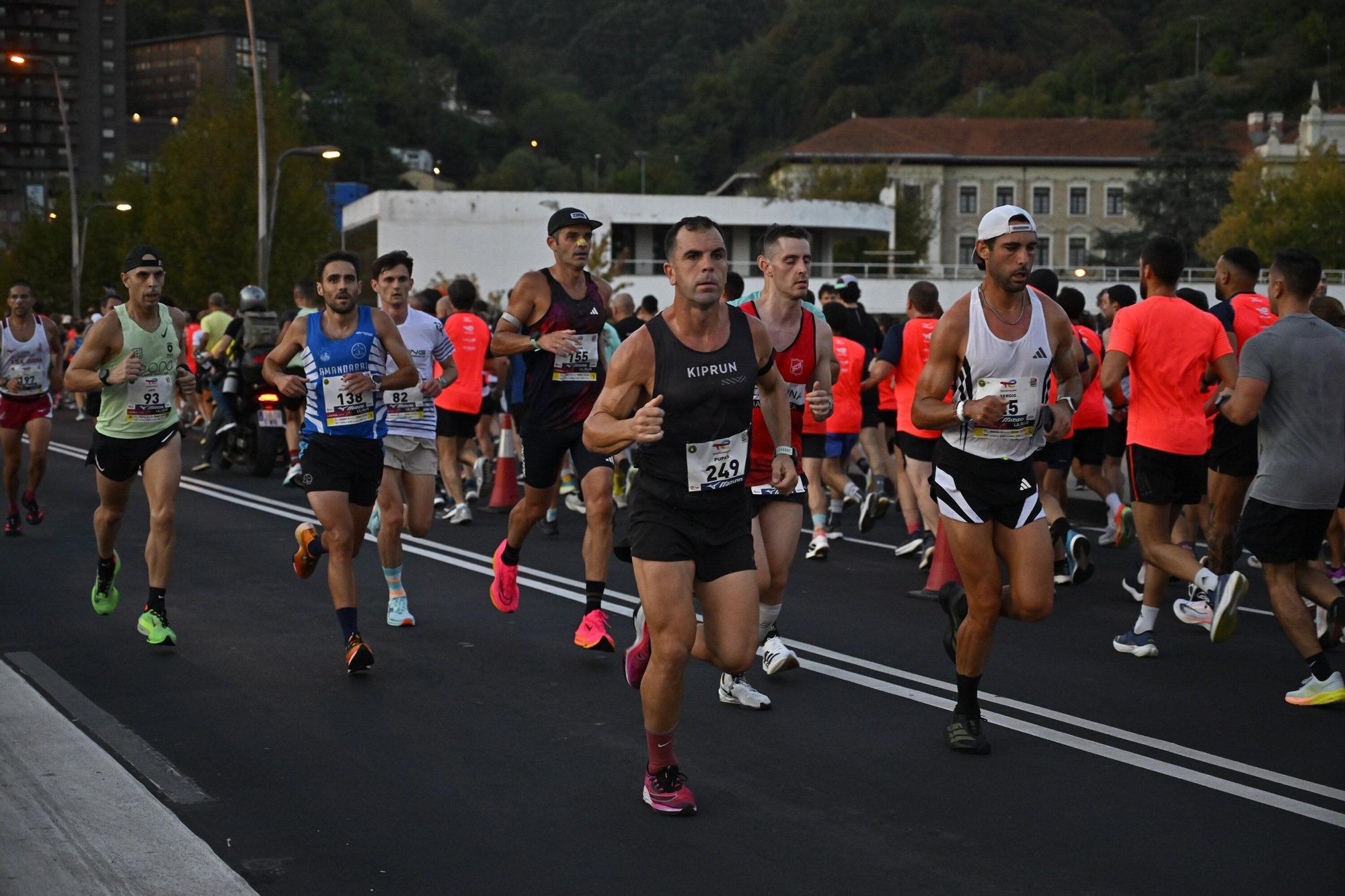 El Bilbao Night Marathon, en imágenes