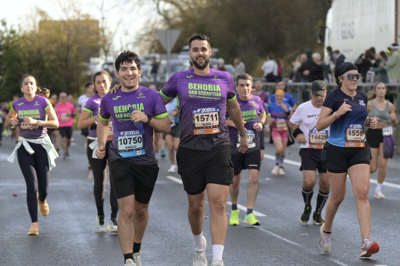 La Behobia, a su paso por Gaintxurizketa