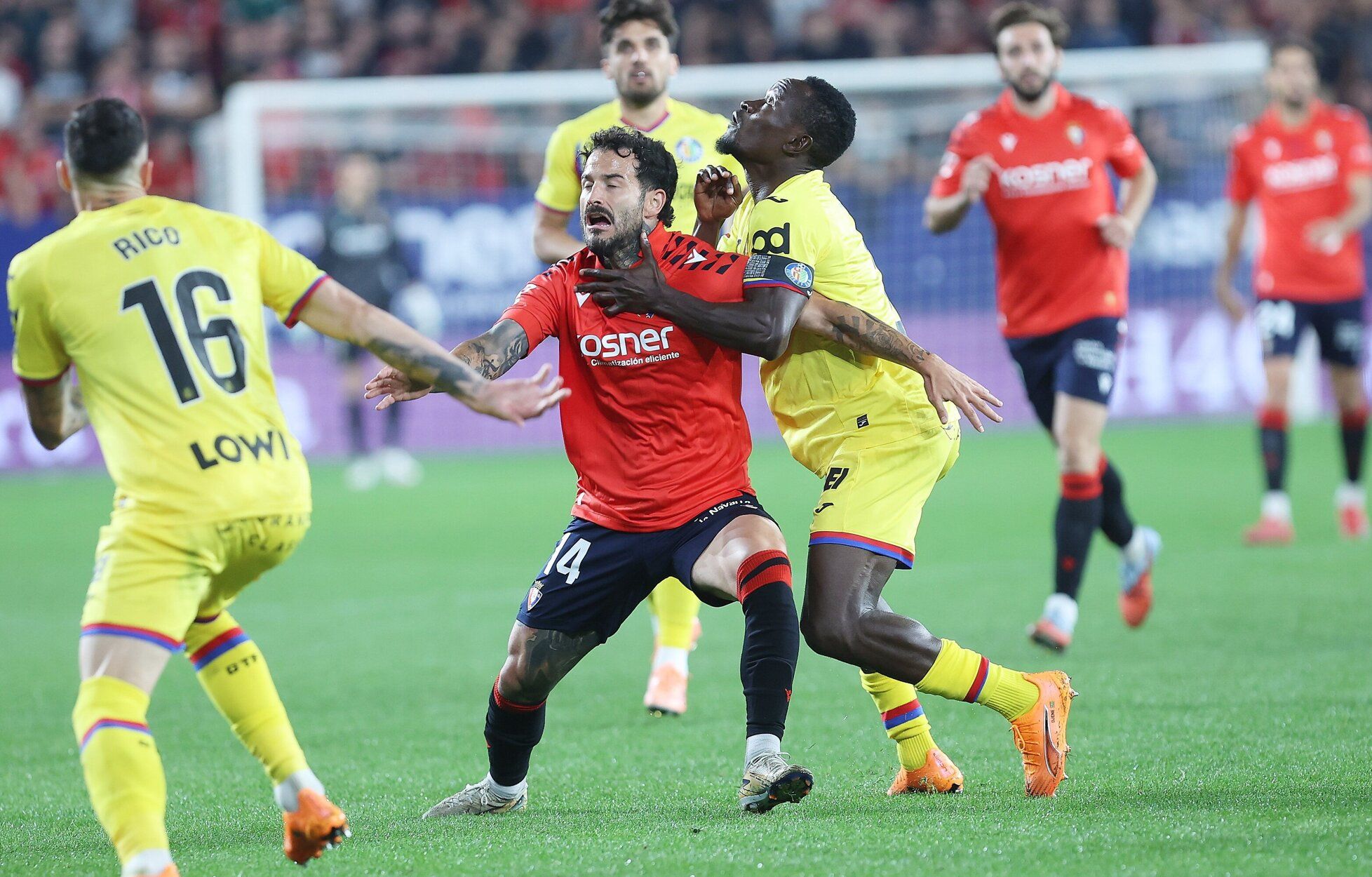 Fotos del Osasuna-Getafe en El Sadar