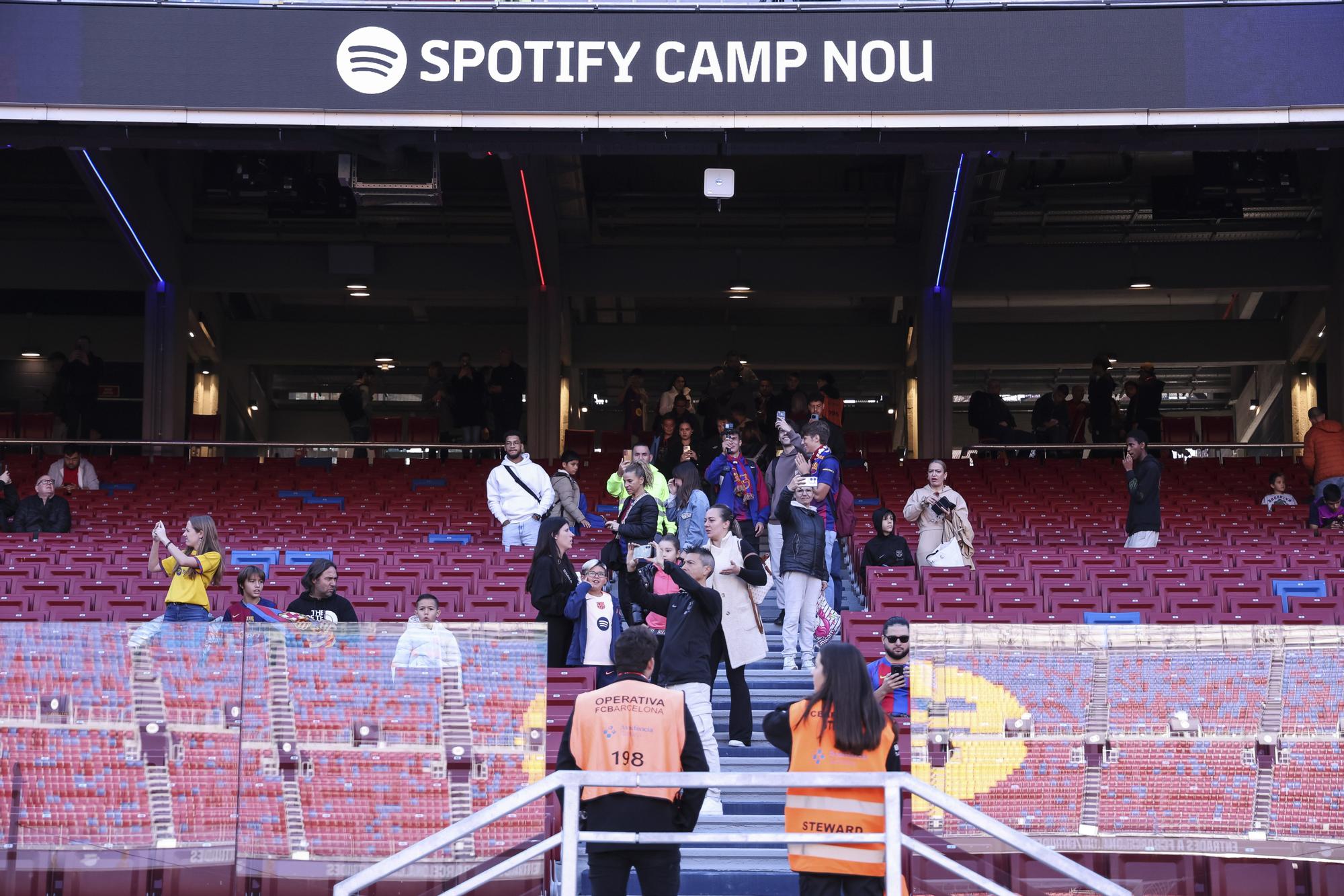 Fotos del nuevo Spotify Camp Nou en el primer día con público