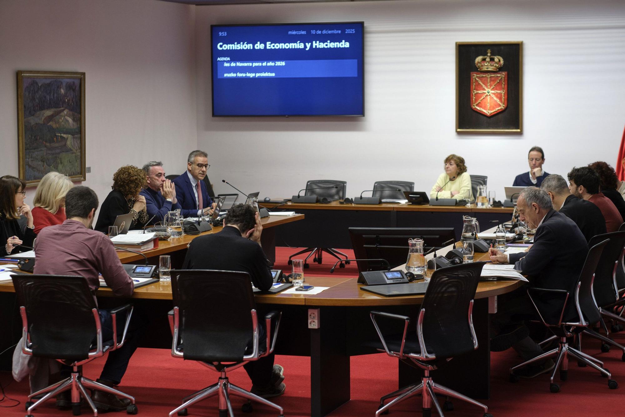 Sigue el trámite de enmiendas parciales a los Presupuestos de Navarra