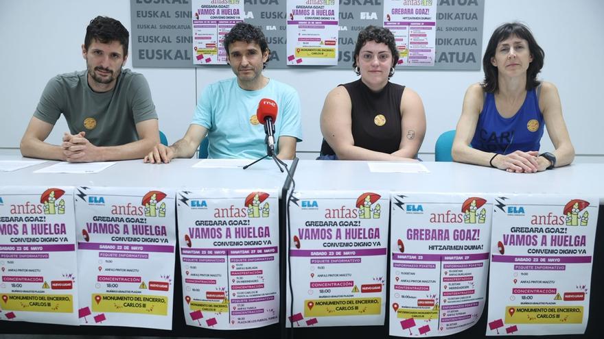 Los 130 trabajadores de Anfas en Navarra, llamados a la huelga