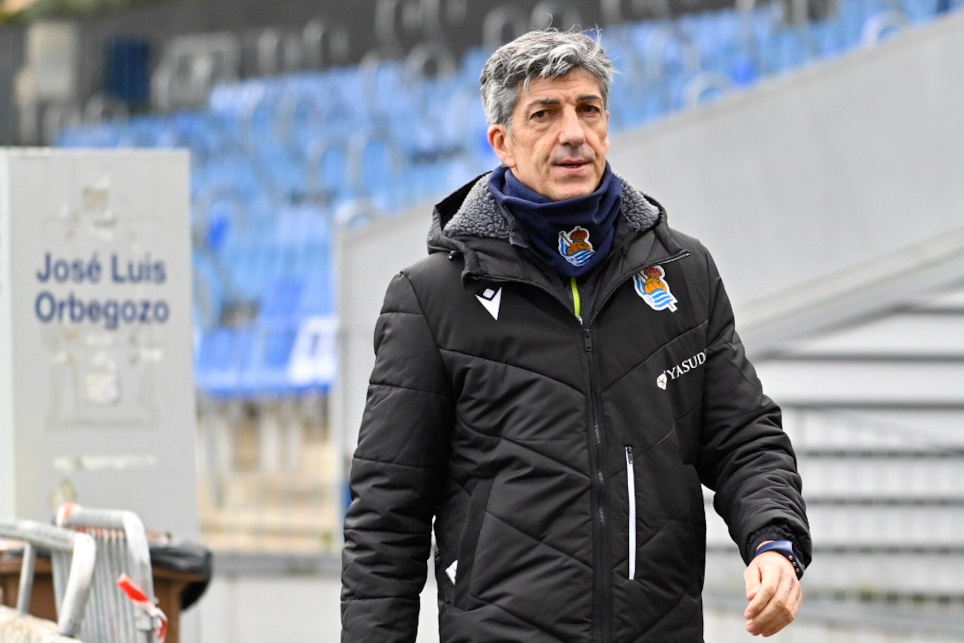 Entrenamiento antes de la semifinal en la Real y el Madrid