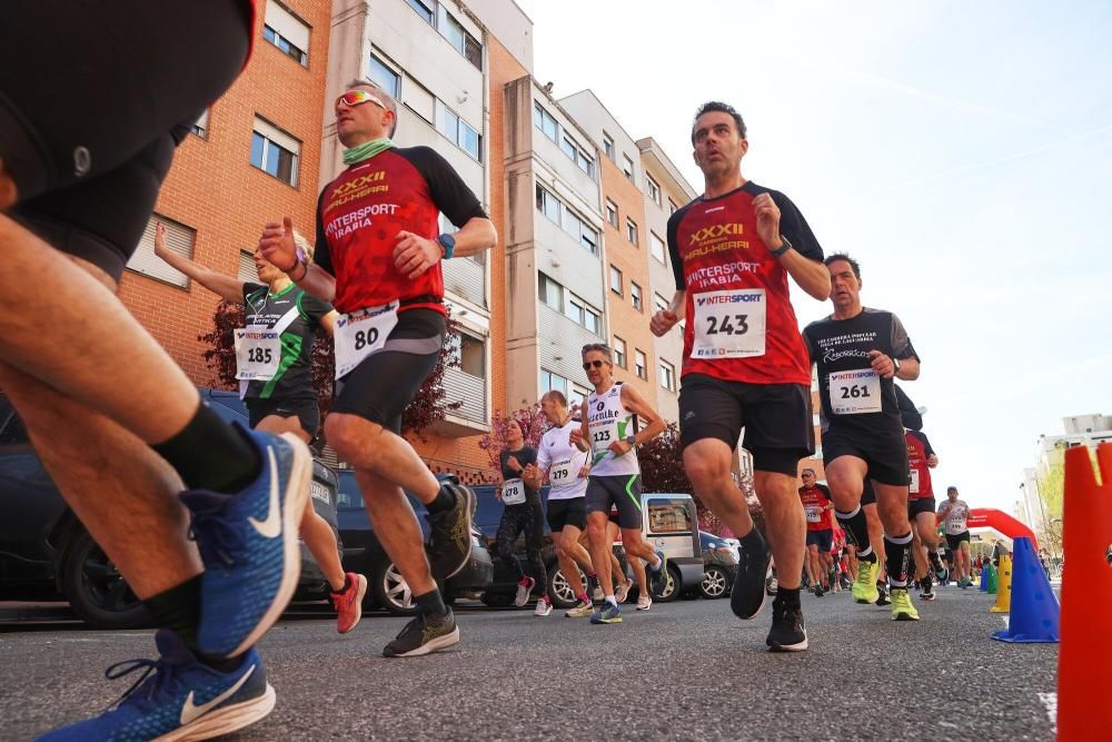 Imágenes de la carrera de Hiru Herri en Huarte este domingo