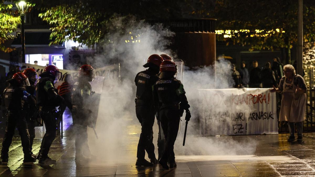 Incidentes en Lasarte-Oria por la presencia de Vox