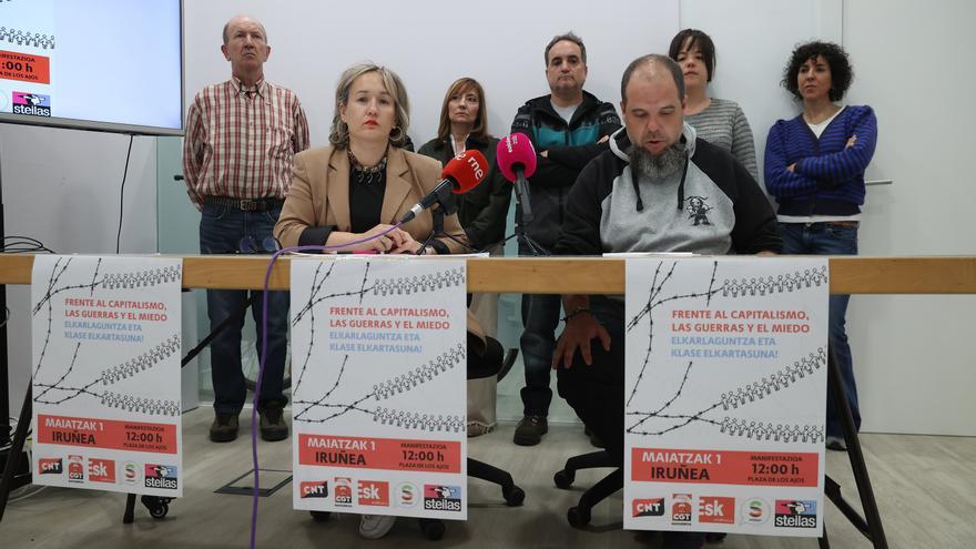 CGT, CNT, ESK, SOLIDARI y STEILAS protestarán el Primero de Mayo por la "crisis permanente" de los trabajadores