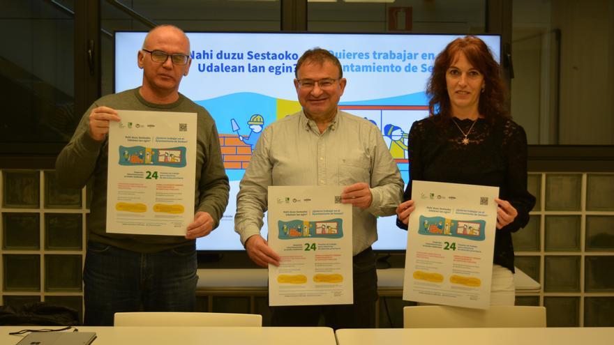 Sestao crea 24 puestos de trabajo con un nuevo Plan de Empleo